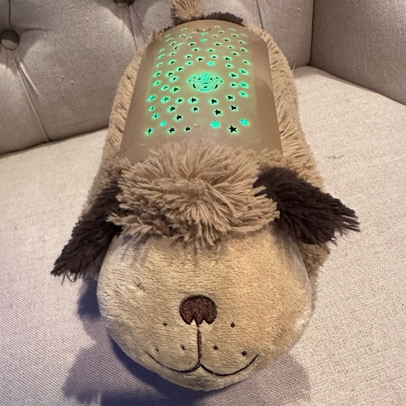 Pillow Pets Dream Lites Plush Brown Puppy Dog Light up snuggly puppy night-light - Picture 11 of 15
